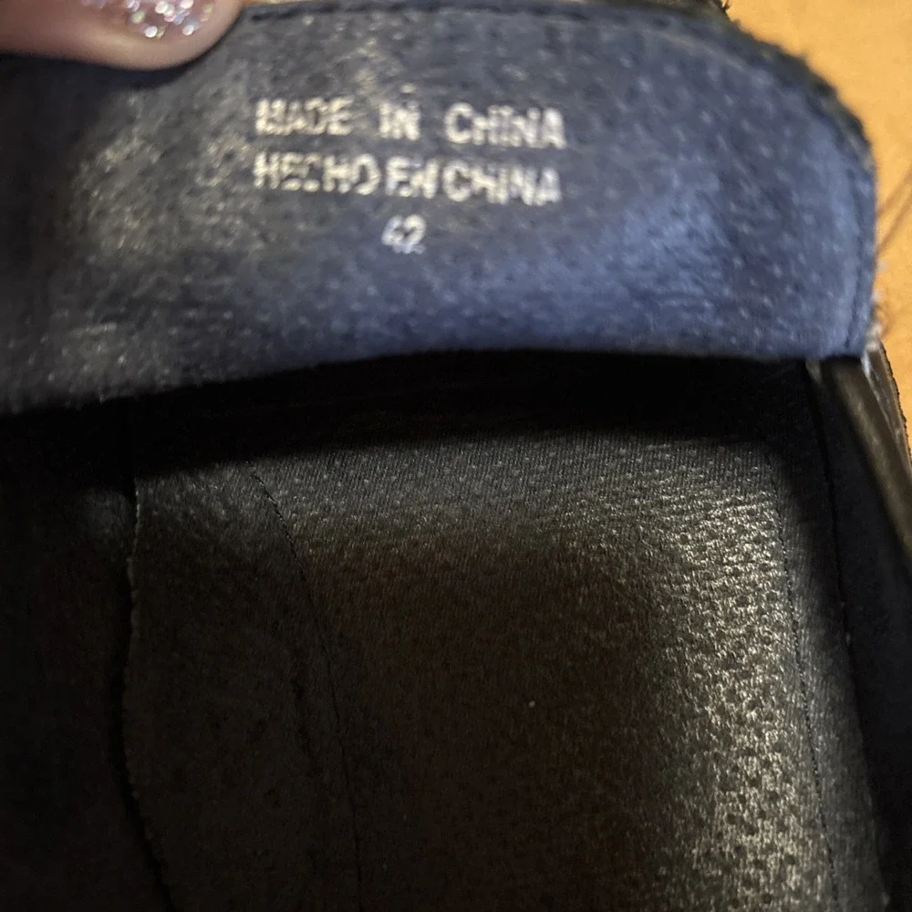 ALDO Men's Sz 9 Or 42 Leather Loafer Shoes Black‎